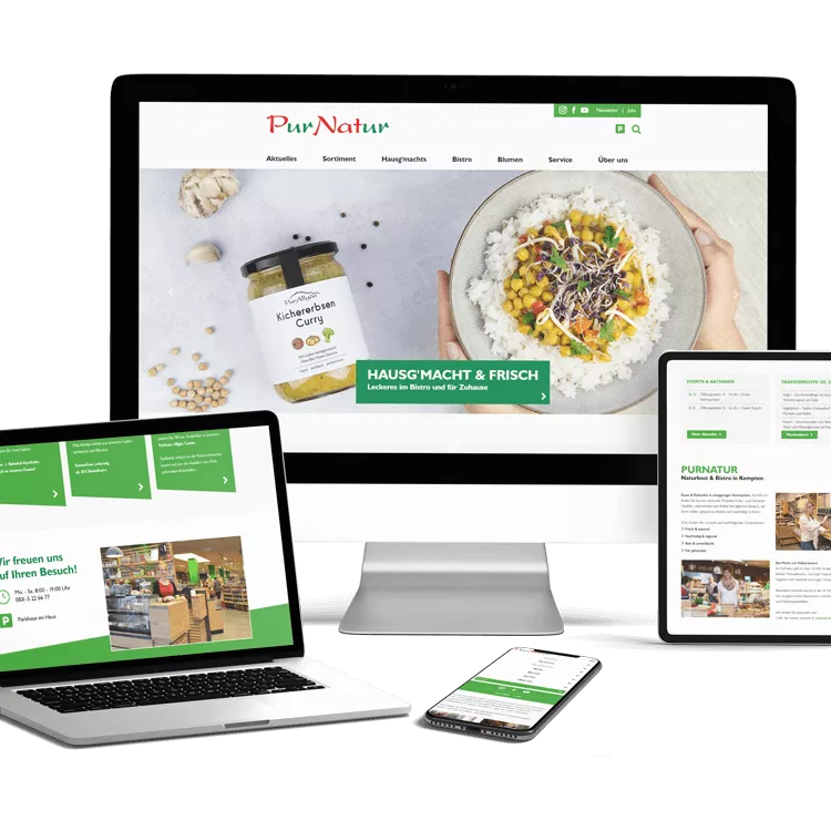 Webseite Launch (PurNatur // Webdesign) Webseite Launch (PurNatur // Webdesign)